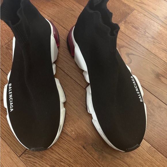 BALENCIAGA 30MM SPEED CLEAR SOUL KNIT SNEAKERS pink - Picture 10 of 13